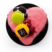 Coeur Macaron Framboises
